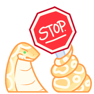 character:egg feral medium:digital my_art snake sticker // 512x512 // 81KB